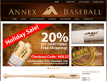 Tablet Screenshot of annexbaseball.com